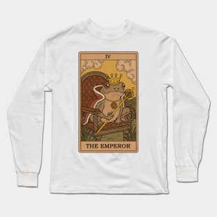 The Emperor - Frogs Tarot Long Sleeve T-Shirt